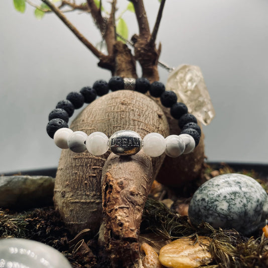 Moonstone / Howlite / Lava Stone